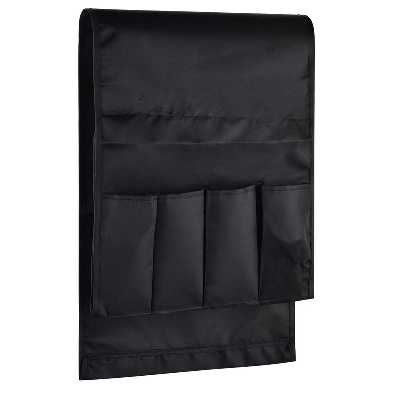CM Sofa Armrest Organizer Couch Arm Chair Caddy Sofa Covers Remote Control Holder Magazine Notebook Storage Bag with 5 Pockets for Home Office Recliners Storage - Image 1
